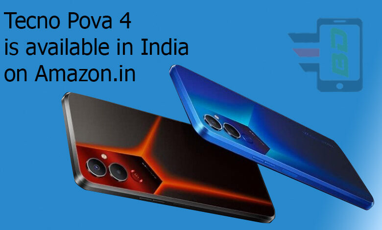 Tecno Pova 4 is available in India on Amazon.in